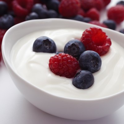 Yogurt and fruit