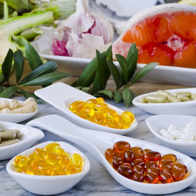 Variety of nutritional supplements.