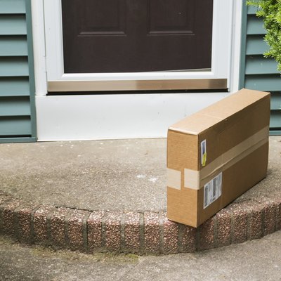 Package left at front door