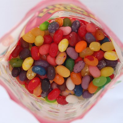 Close-Up Of Bag Of Jelly Beans