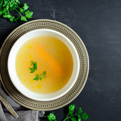 Homemade chicken bouillon