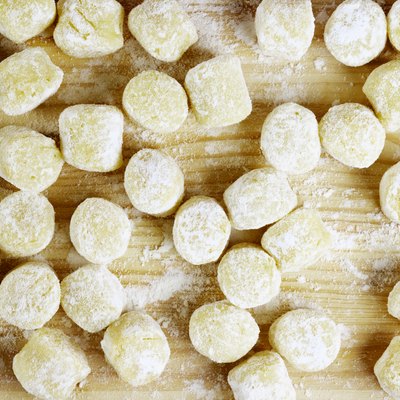 Uncooked gnocchi