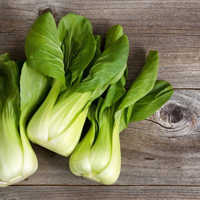Directly Above Shot Of Bok Choys On Table