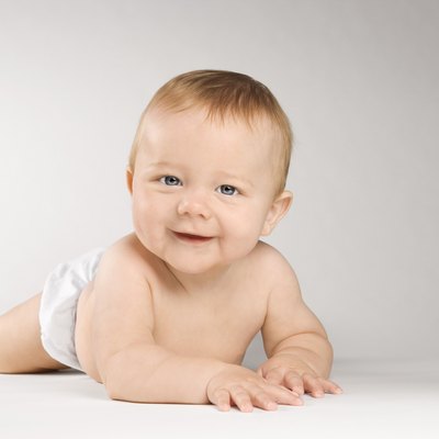 Baby crawling