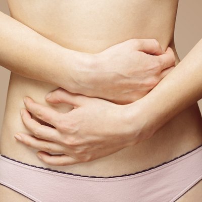 Pain in the female abdomen