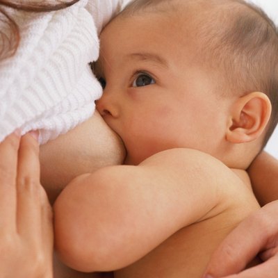 Baby breastfeeding