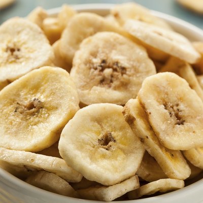 Homemade Dehydrated Banana Chips