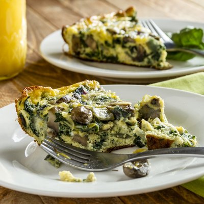 Spinach Mushroom and Egg Frittata
