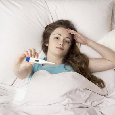 Sick woman