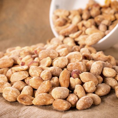Peanuts splashed