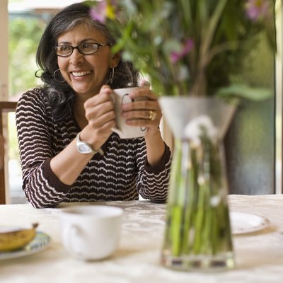 portrait of woman smiling