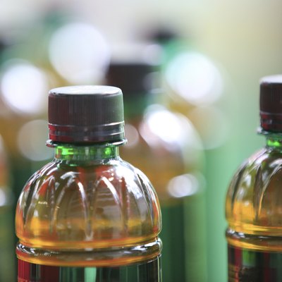 bottles of herbal tea