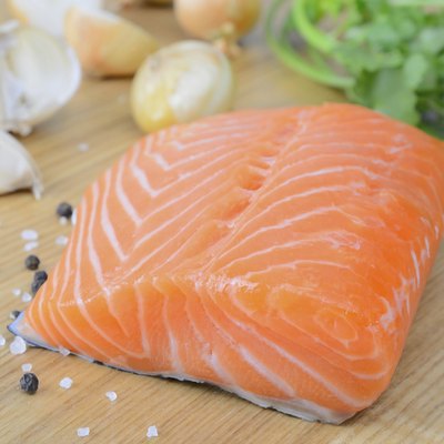 Fresh salmon fillet