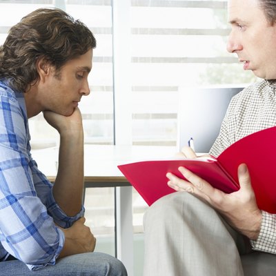Man Having Counselling Session
