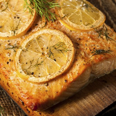 Homemade Grilled Salmon on a Cedar Plank