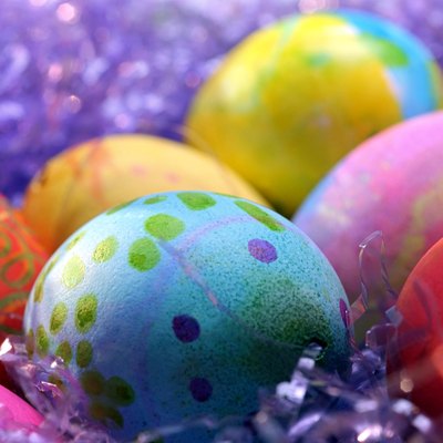 Decorated Easter eggs
