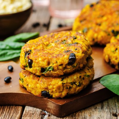 millet black bean pumpkin burgers