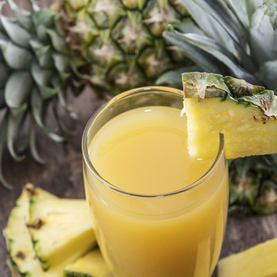 Fresh made Pineapple Juice