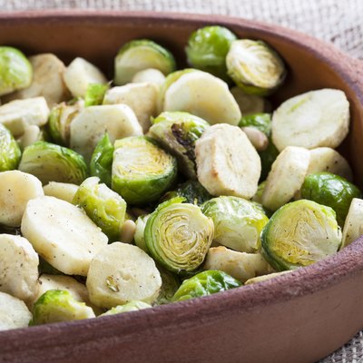 Roasted Parsnips and Sprouts