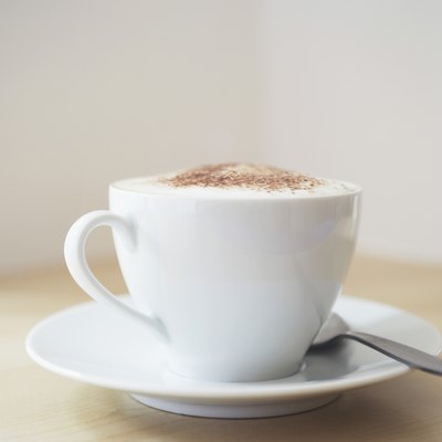 Cappuccino In A Porcelain Cup