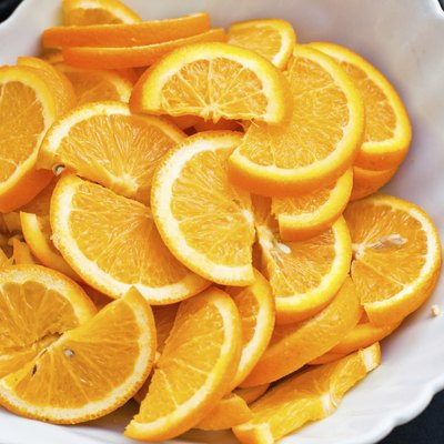 orange wedges