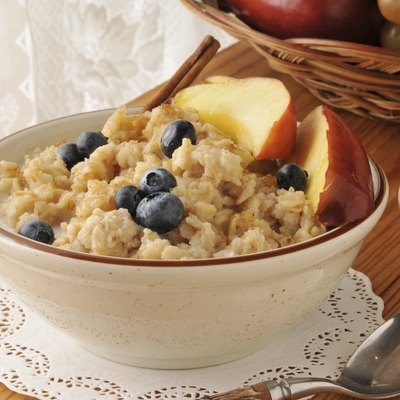 Hot oatmeal cereal