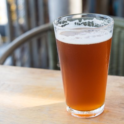 Pint of crafted ale