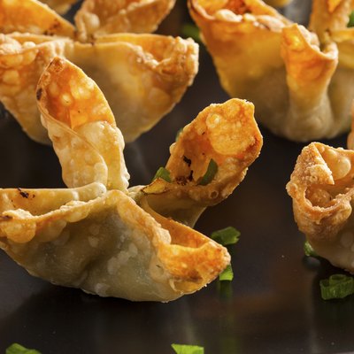 Asian Crab Rangoons with Sweet and Sour Sauce