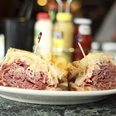 Traditional Reuben sandwich