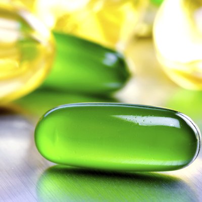 Green gel capsule
