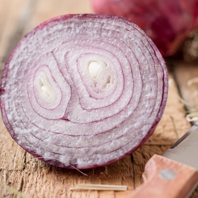 Half a red onion