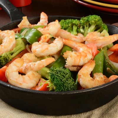 Shrimp stir fry