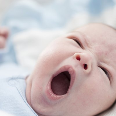 Baby yawn