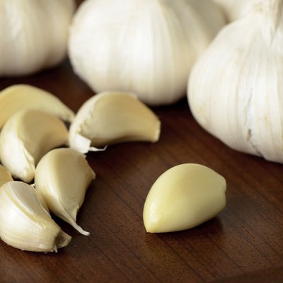 Fresh garlic.