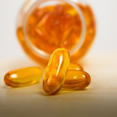 fish oil with container