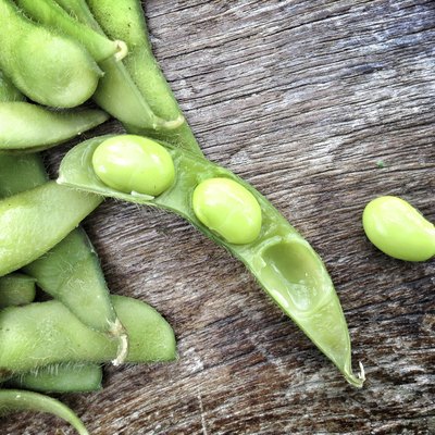 Fresh soybeans.