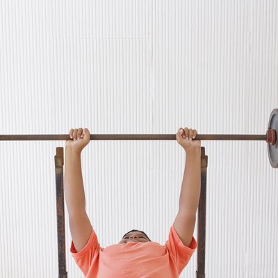Lifting weights