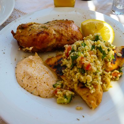Healthy greek food