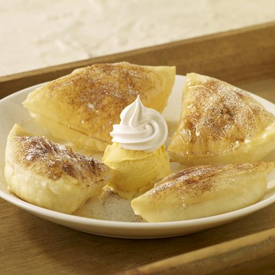 Sopapillas with Vanilla Ice Cream