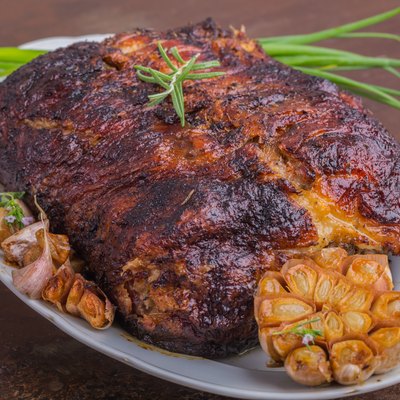 Duck roasted