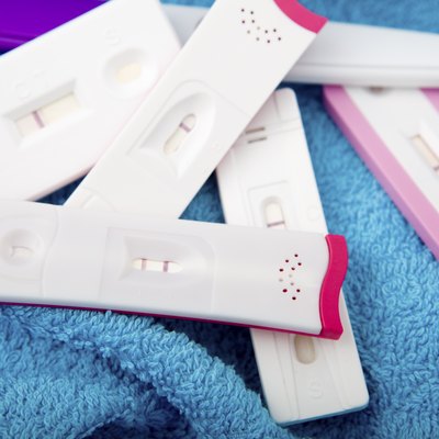 Pregnancy test - positive large group