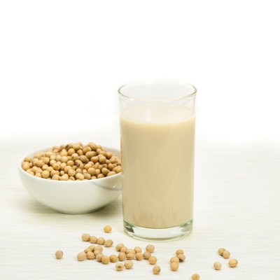 Soy milk and soybean.