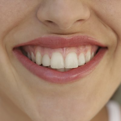 Close up of young woman's smile