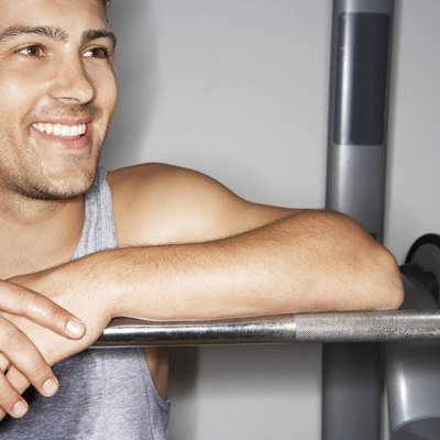 Man Lifting Weights