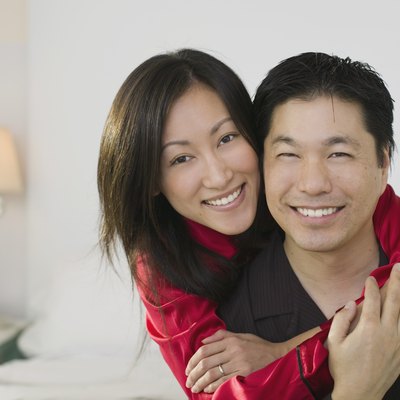 Portrait of happy couple