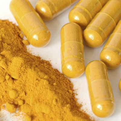 Tumeric powder and herbal medicine products.