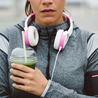 Detox smoothie for healthy fitness nutrition