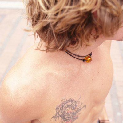 Man with tattoo