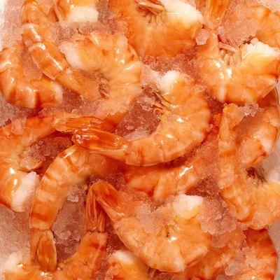 Shrimp on ice