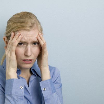 Stressed woman